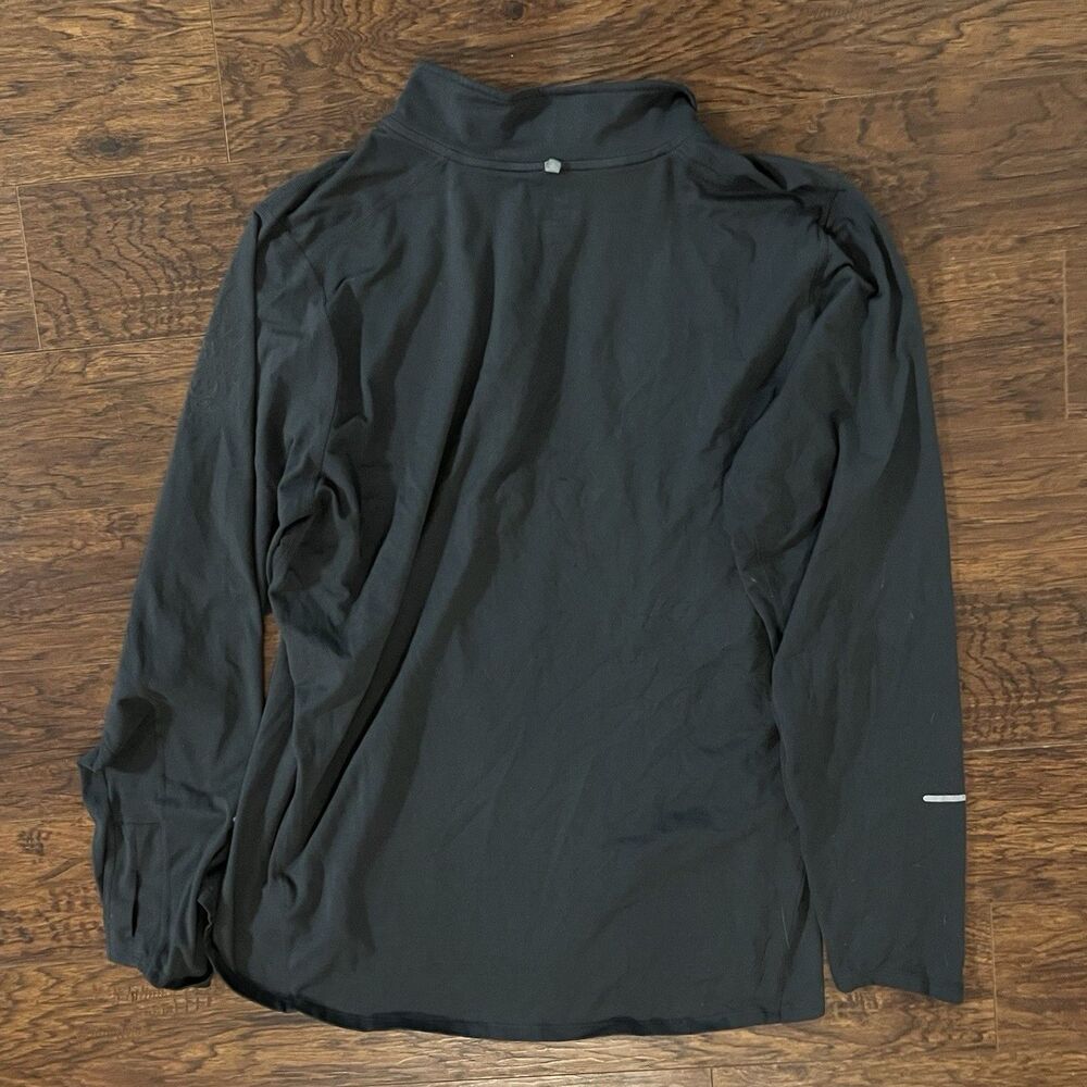 Nike Element Dri-Fit Quarter Zip Mens XL Gray Running Top Thumb Holes - Picture 5 of 5